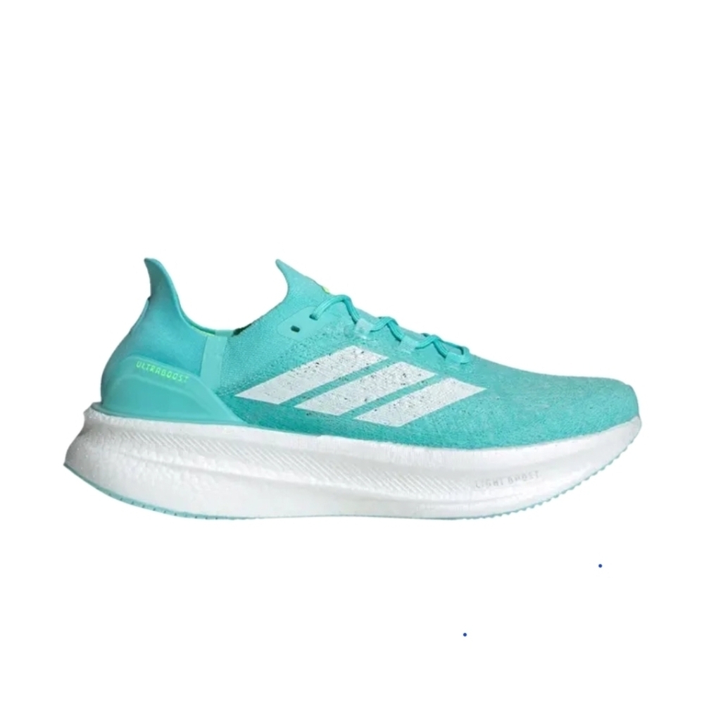 Adidas Ultraboost 5 Strung Running Shoes Men's Size 9.5 (Flash Aqua/Cloud White)